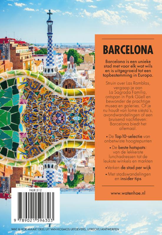 Wat & Hoe reisgids  -   Barcelona achterkant