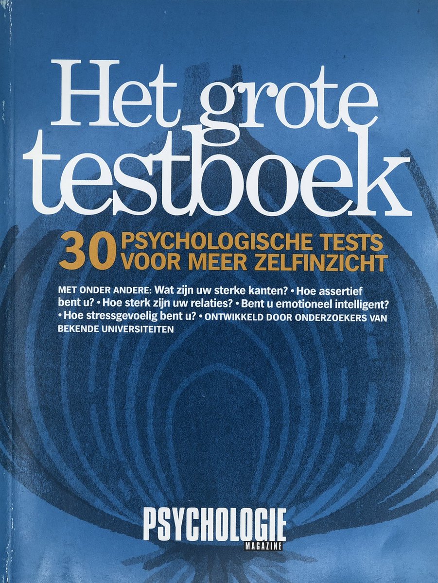 Het Grote Testboek    psychologie