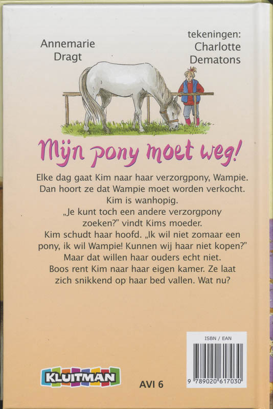 Mijn pony moet weg! / Klavertje vier-serie achterkant