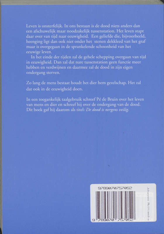 De Dood is nergens veilig De Dood is nergens veilig achterkant