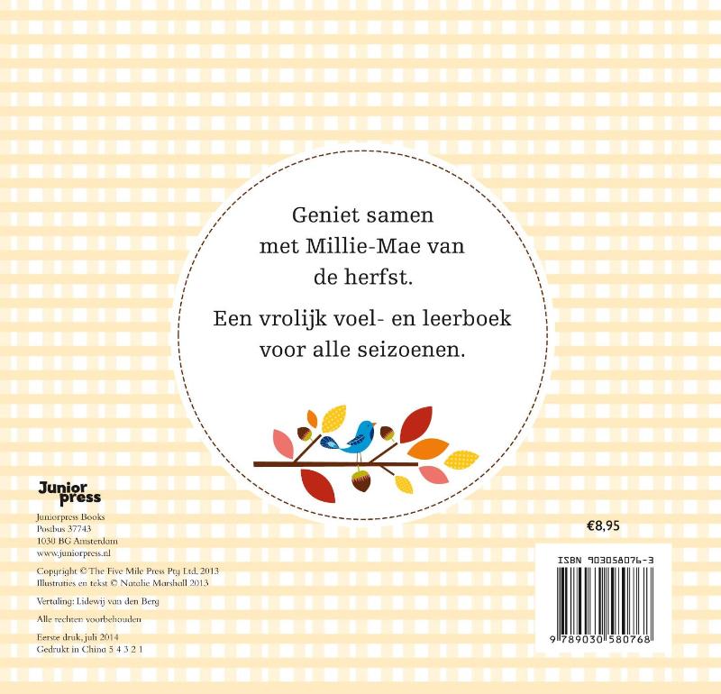 In de herfst / 1 / Millie-Mae / 1 In de herfst / 1 / Millie-Mae / 1 achterkant