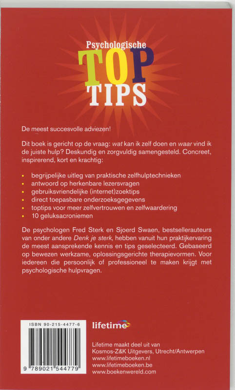 Psychologische Toptips achterkant