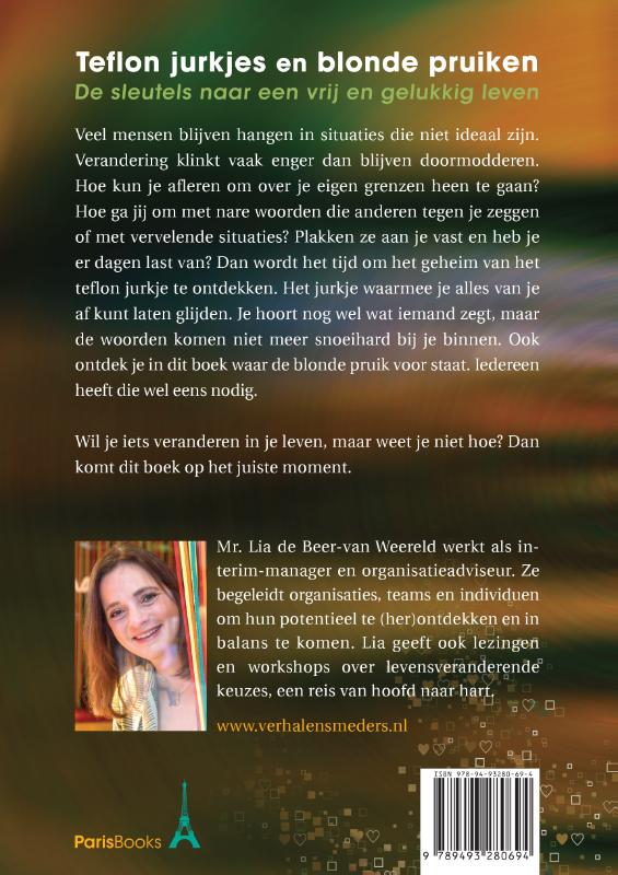 Teflon jurkjes en blonde pruiken achterkant