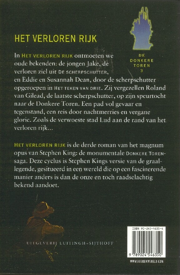 Het verloren rijk / De donkere toren / 3 achterkant