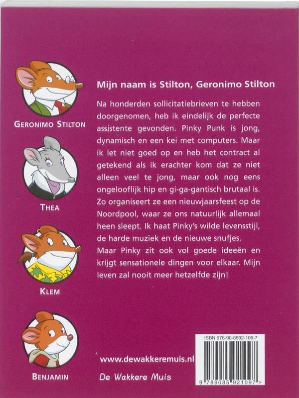 Mijn naam is Stilton, Geronimo Stilton / Geronimo Stilton achterkant