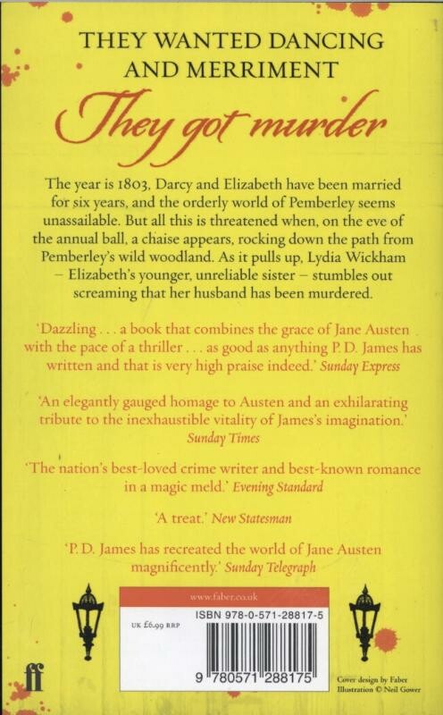 Death Comes to Pemberley achterkant
