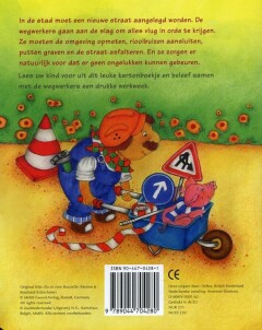 Kijk uit voor de graafmachine! achterkant