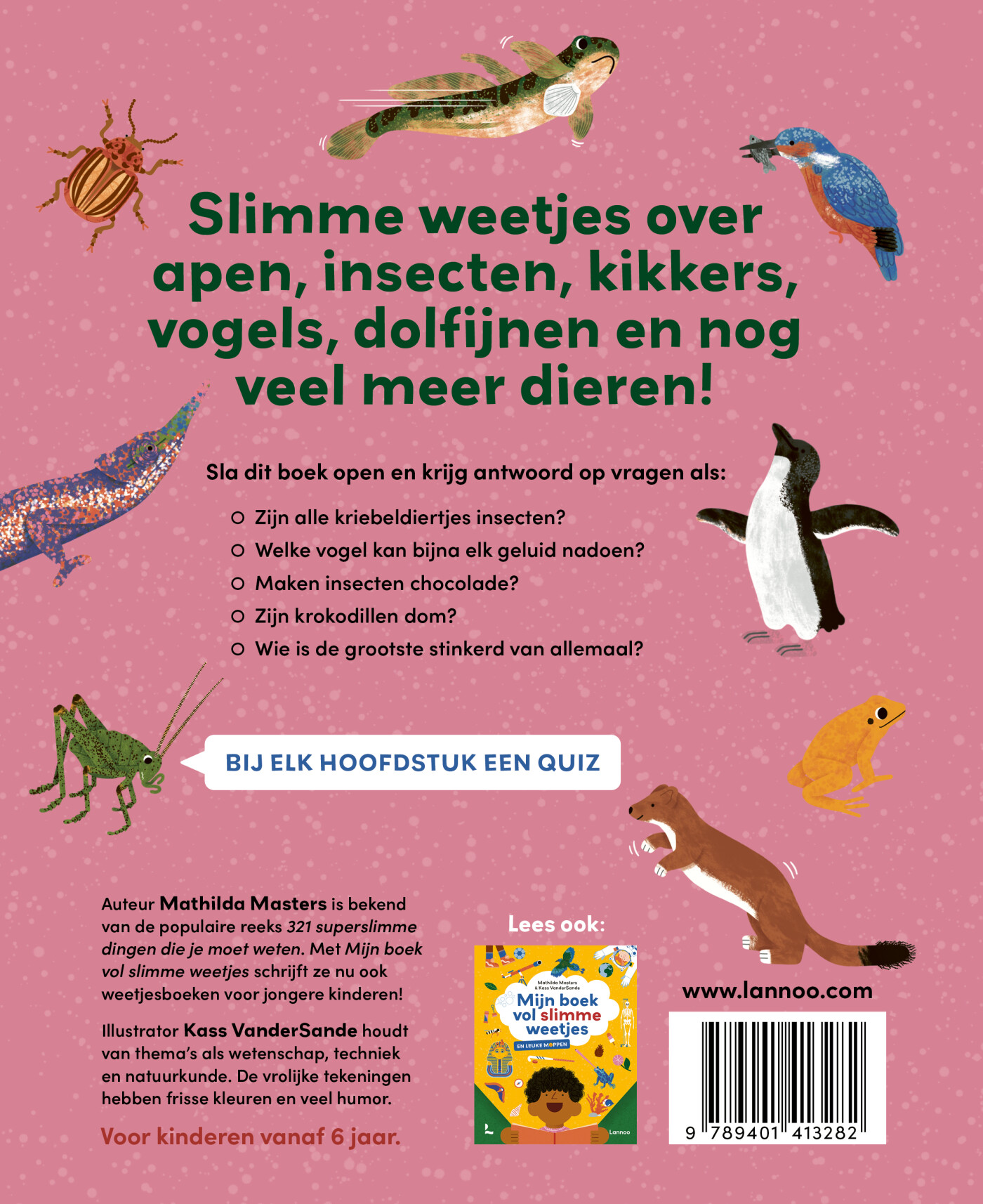 Mijn boek vol slimme weetjes over dieren achterkant