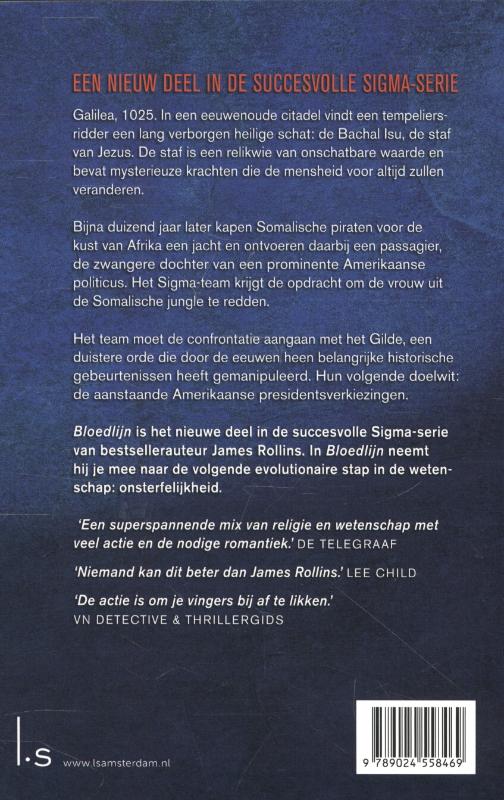 Bloedlijn / Sigma Force / 8 Bloedlijn / Sigma Force / 8 achterkant