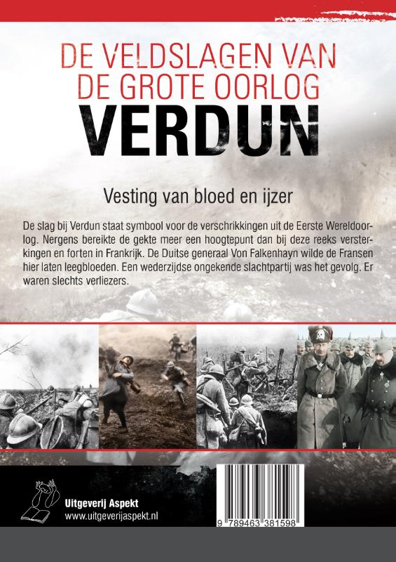 De veldslagen van de Grote Oorlog - Verdun achterkant