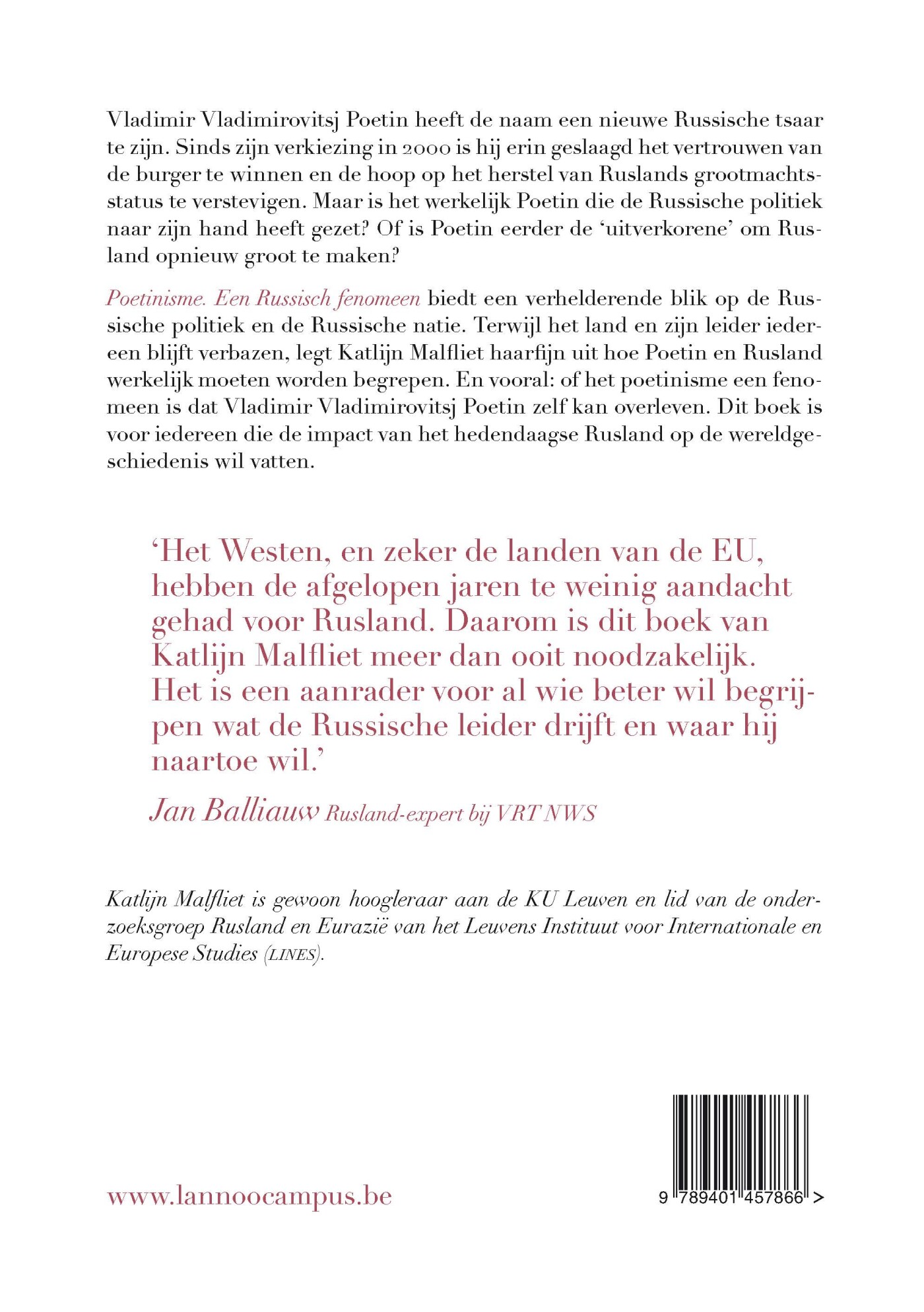 Poetinisme achterkant