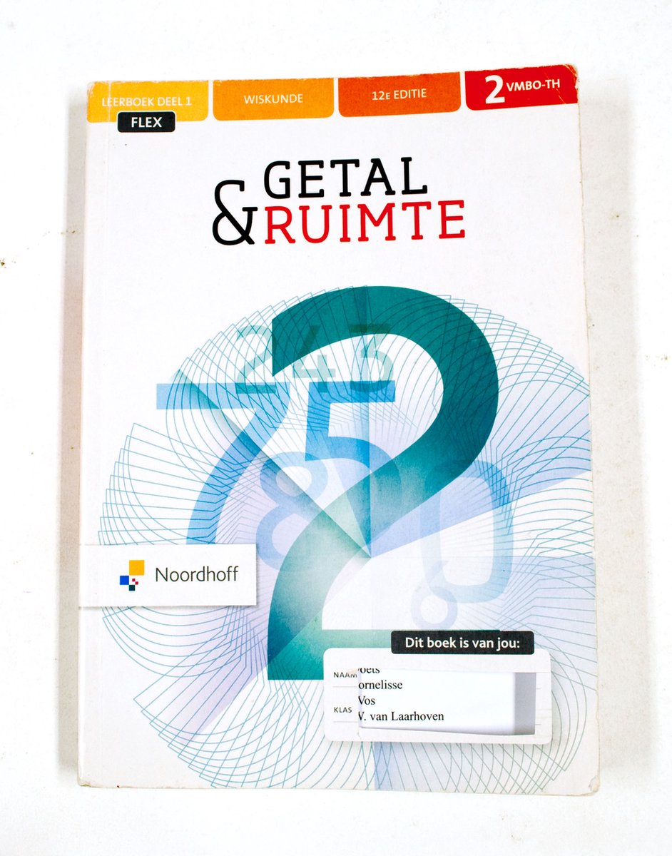 Getal & Ruimte 12e ed vmbo-t/havo 2 FLEX leerboek 1