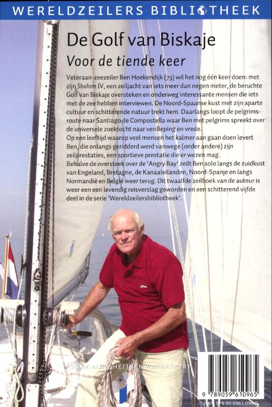 De golf van Biskaje / Wereldzeilers bibliotheek achterkant