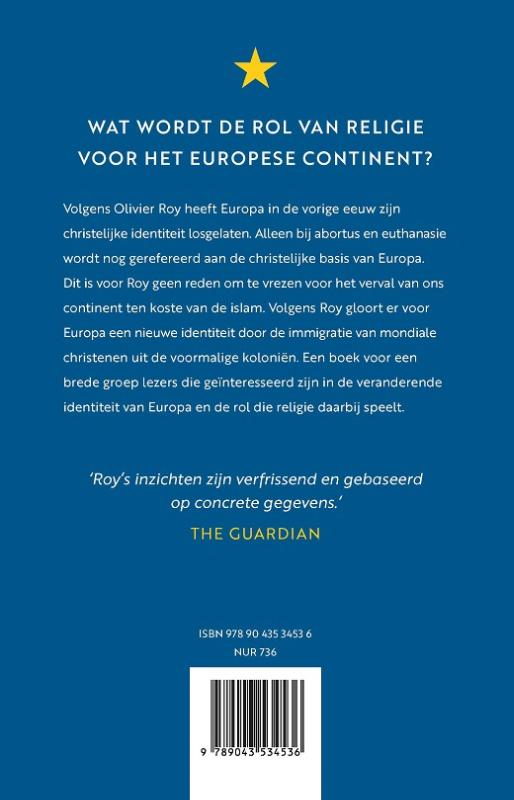 Is Europa nog christelijk? achterkant