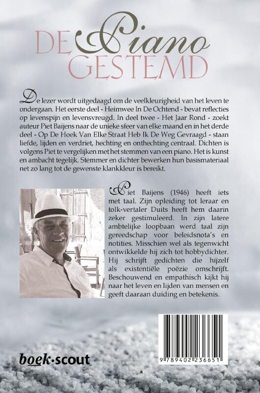 De Piano gestemd achterkant