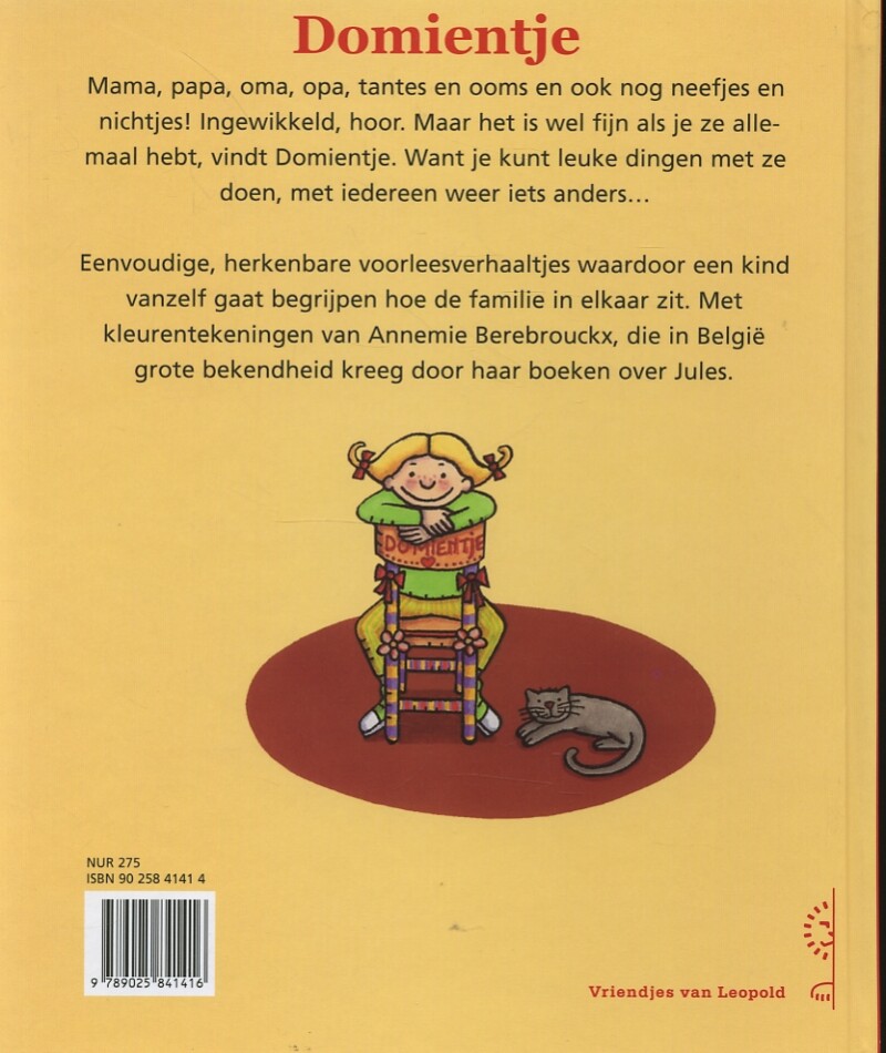 Domientje en haar familie / Vriendjes van Leopold achterkant