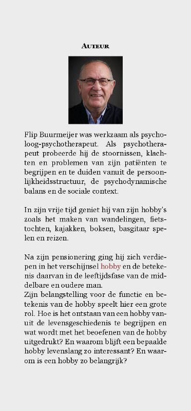 Mannen en hun hobby achterkant