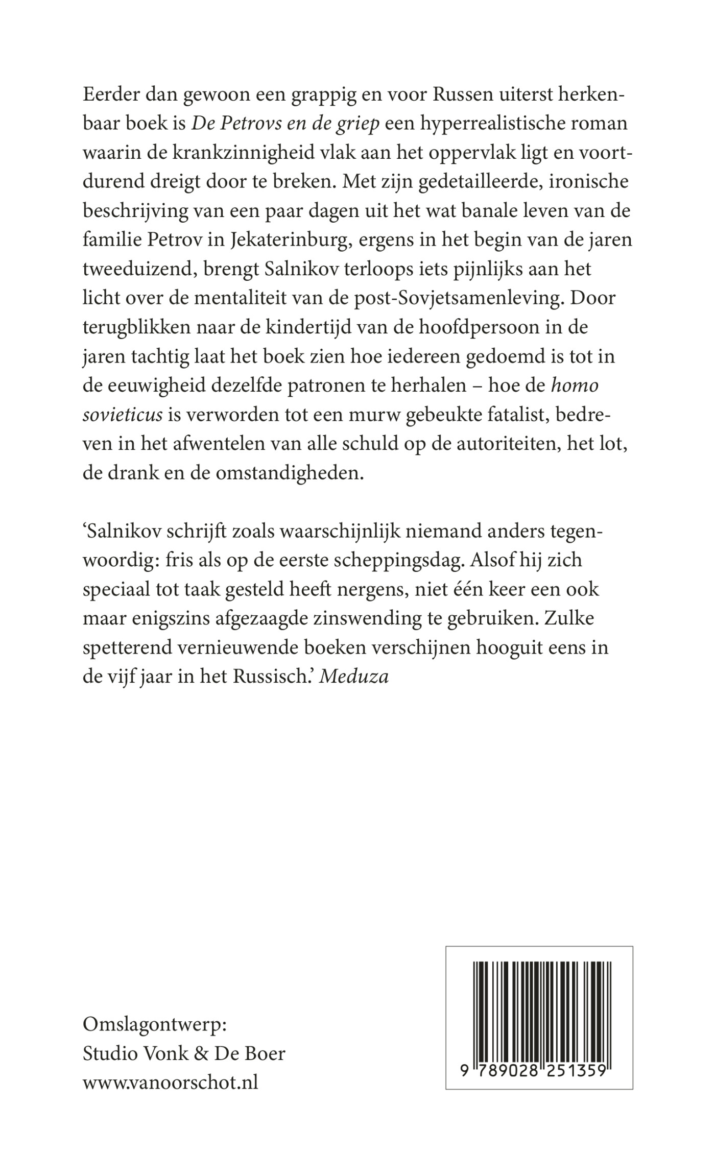 De Petrovs en de griep achterkant