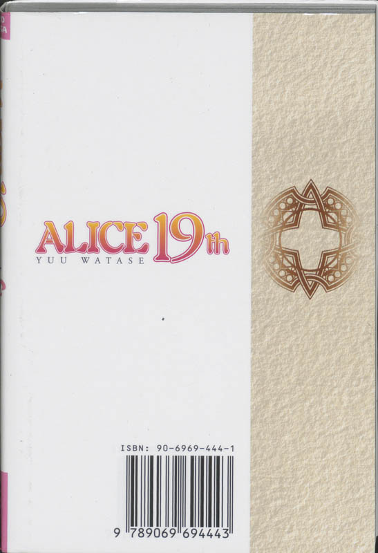 Alice 19th deel 6 / Alice 19th / 6 achterkant