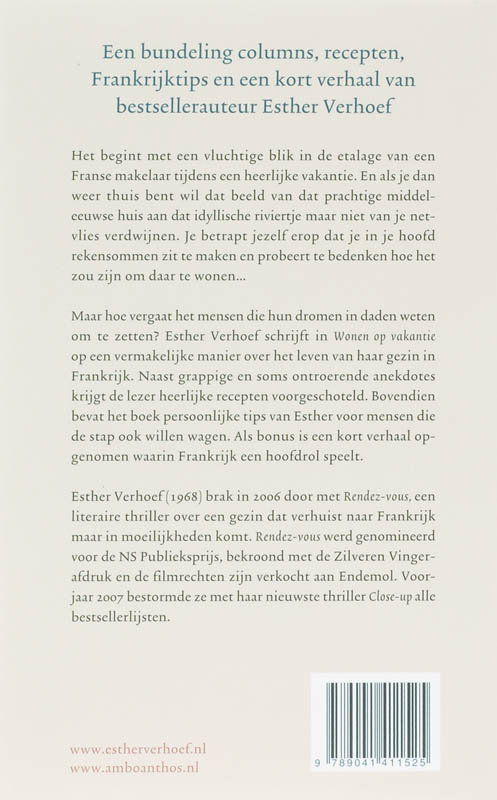 Wonen op vakantie Wonen op vakantie achterkant