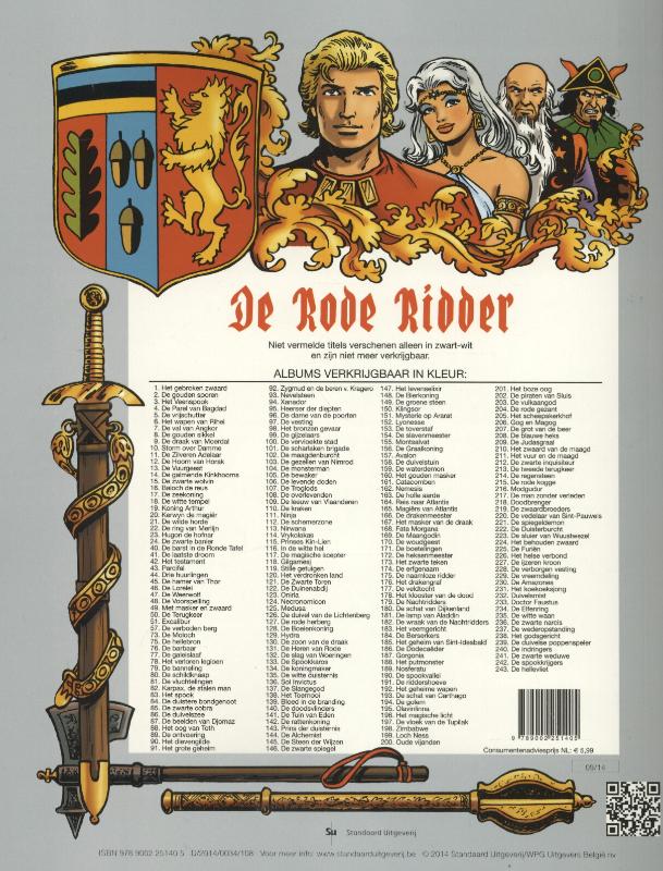 De Hellevliet / De Rode Ridder / 243 achterkant