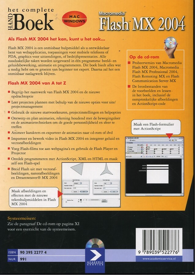 Flash MX 2004 / Het complete HANDBoek achterkant