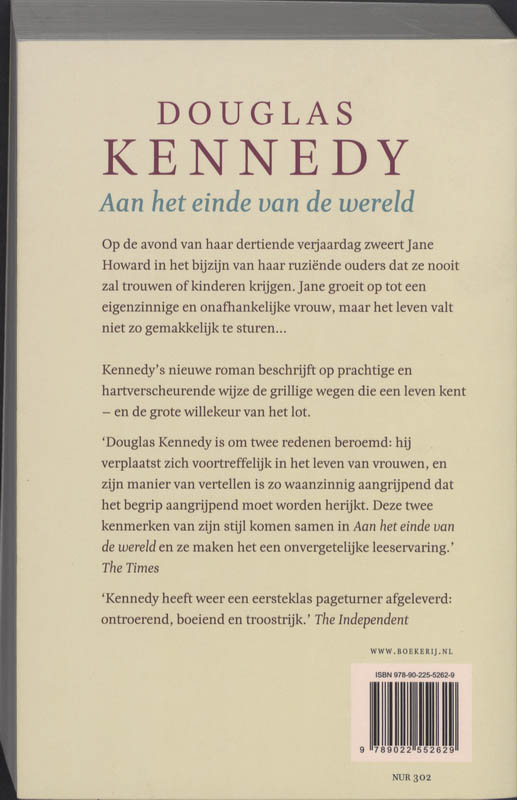 Aan het einde van de wereld achterkant