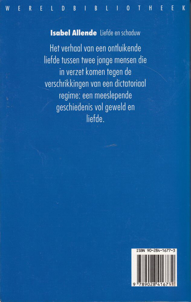 Liefde en schaduw achterkant