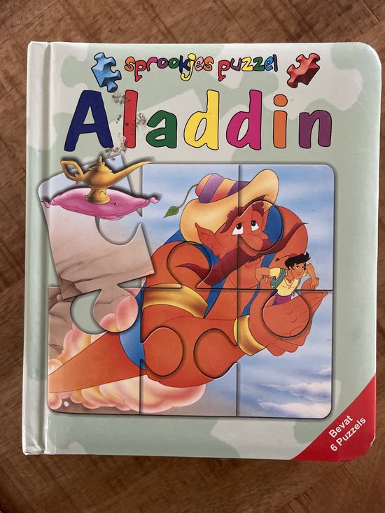 Aladdin Sprookjes puzzel - bevat 6 puzzels