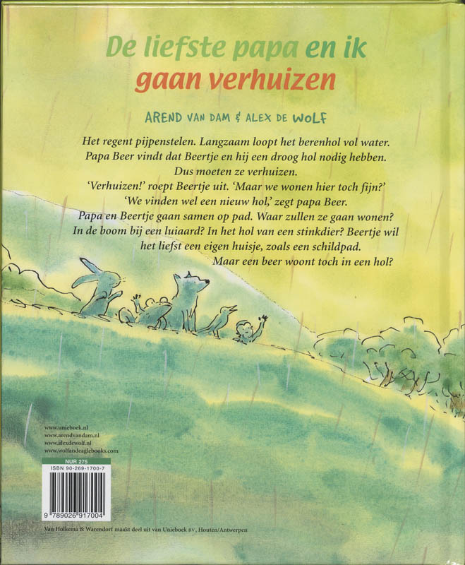 De liefste papa en ik gaan verhuizen achterkant