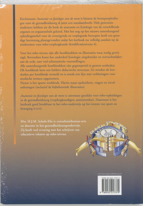 Anatomie en fysiologie van de mens Kwalificatieniveau 4 MBO Anatomie en fysiologie van de mens Kwalificatieniveau 4 MBO achterkant