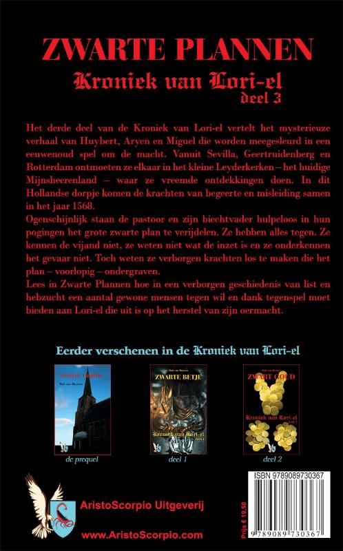 Zwarte Plannen / 3 Kroniek Van Lori-El achterkant