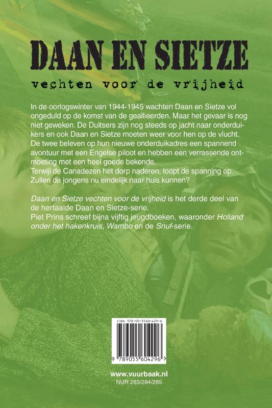 Daan en Sietze vechten voor de vrijheid / Daan en Sietze / 3 achterkant