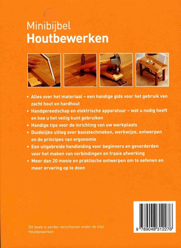 Houtbewerken / Minibijbel Houtbewerken / Minibijbel achterkant