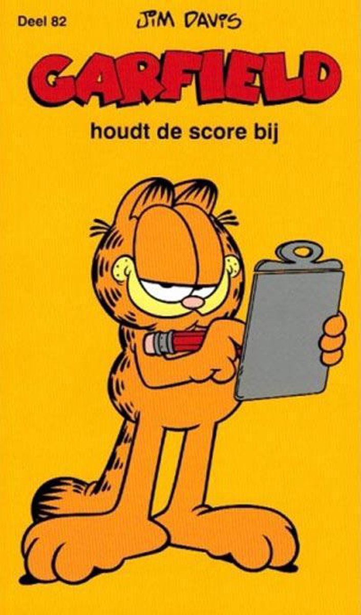 Garfield pocket 82. houdt de score bij