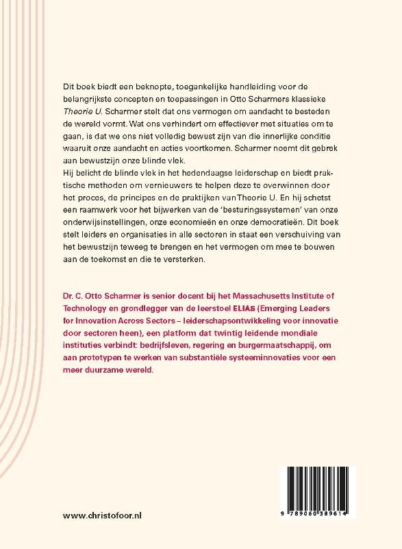 De essentie van Theorie U achterkant