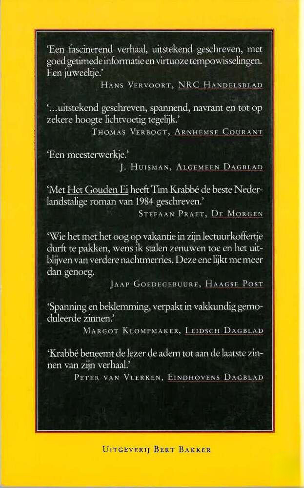 GOUDEN EI achterkant
