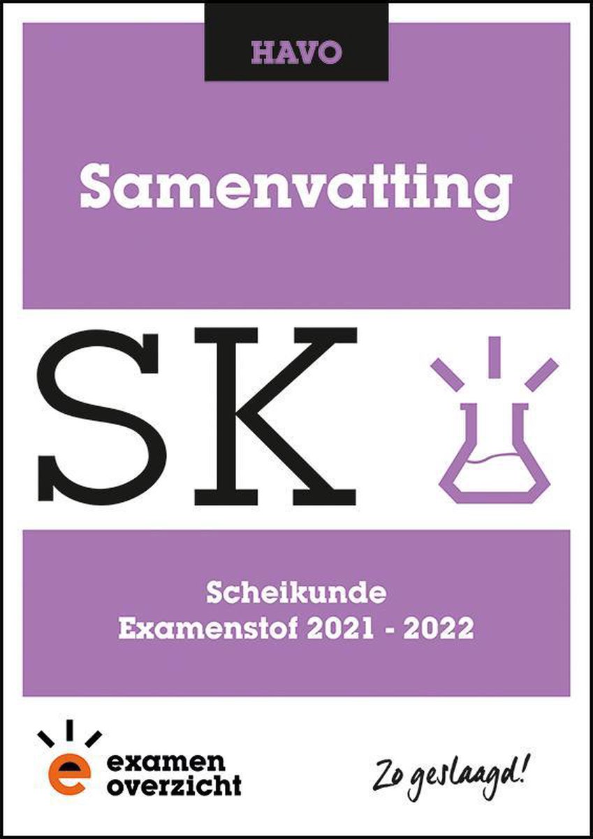 boekenbalie_9789493190870_cover ExamenOverzicht - Samenvatting Scheikunde HAVO