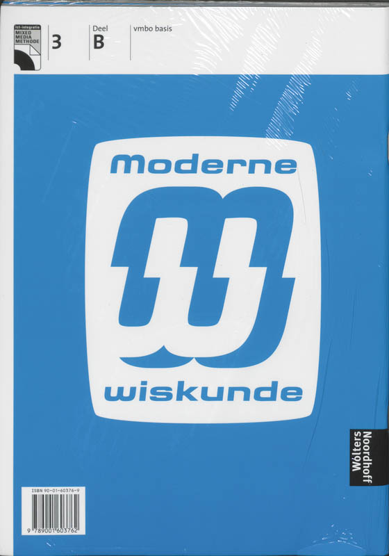 Werkboek 3A/B vmbo basis Moderne Wiskunde achterkant