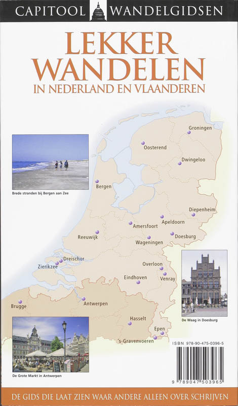 Lekker Wandelen In Nederland En Vlaanderen achterkant
