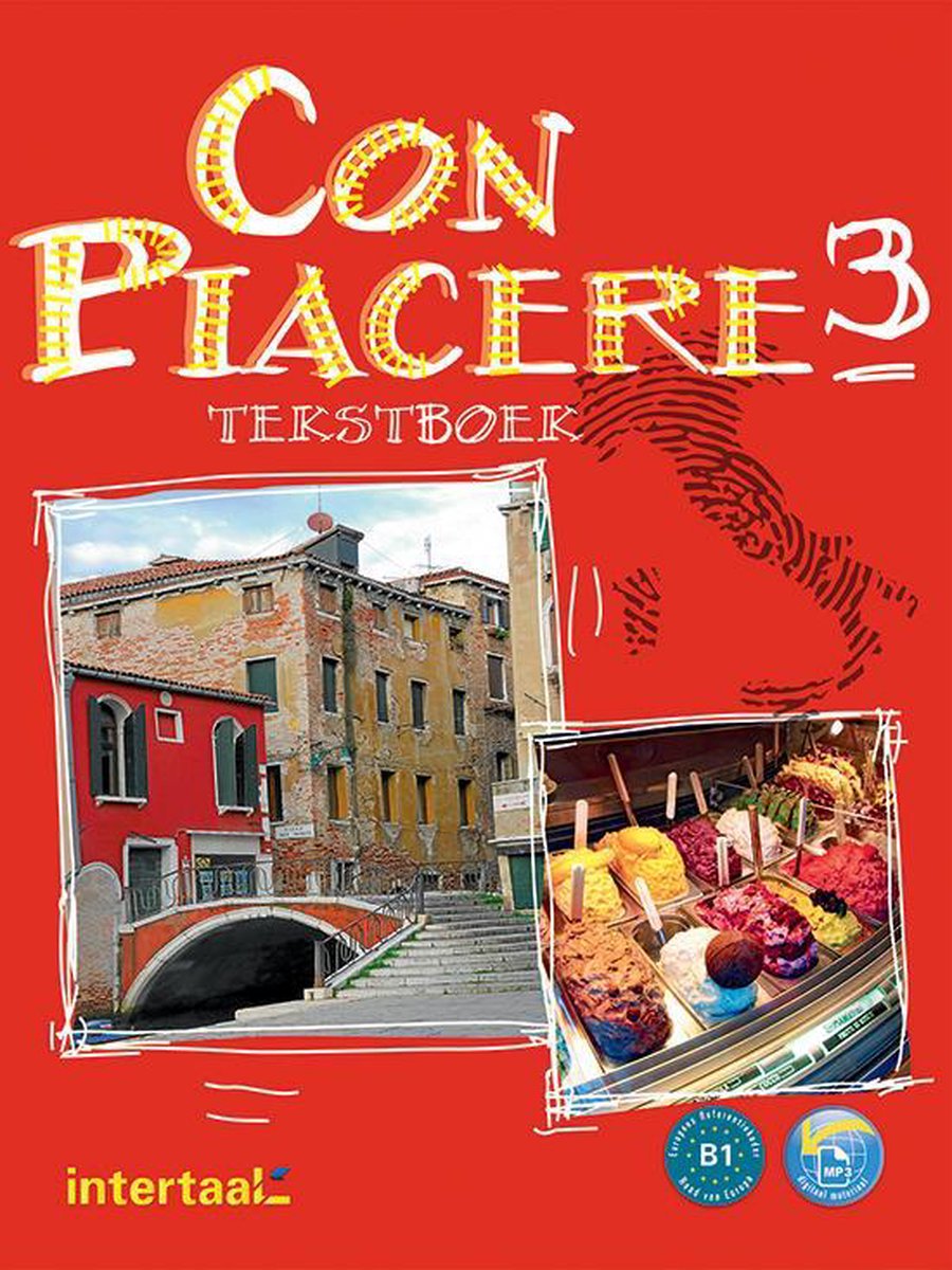 Con piacere 3 tekstboek + audio-cd + Intertaal Augmented