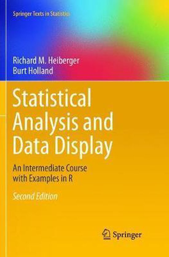 Springer Texts in Statistics- Statistical Analysis and Data Display