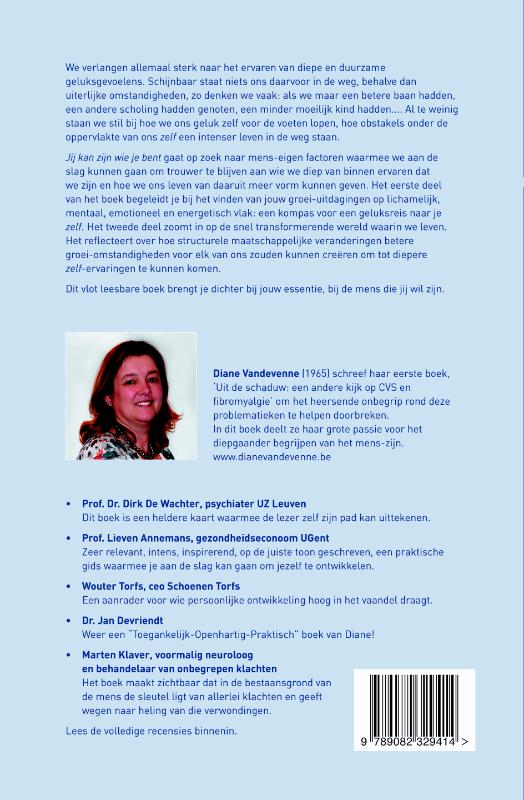 Jij kan zijn wie je bent achterkant