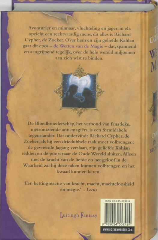 De bloedbroederschap / De Wetten van de Magie / 3 achterkant