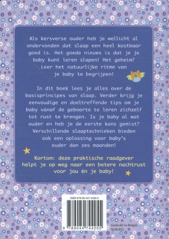 Een goede nachtrust voor je baby achterkant