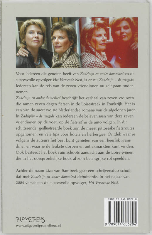 Zadelpijn De Reisgids achterkant