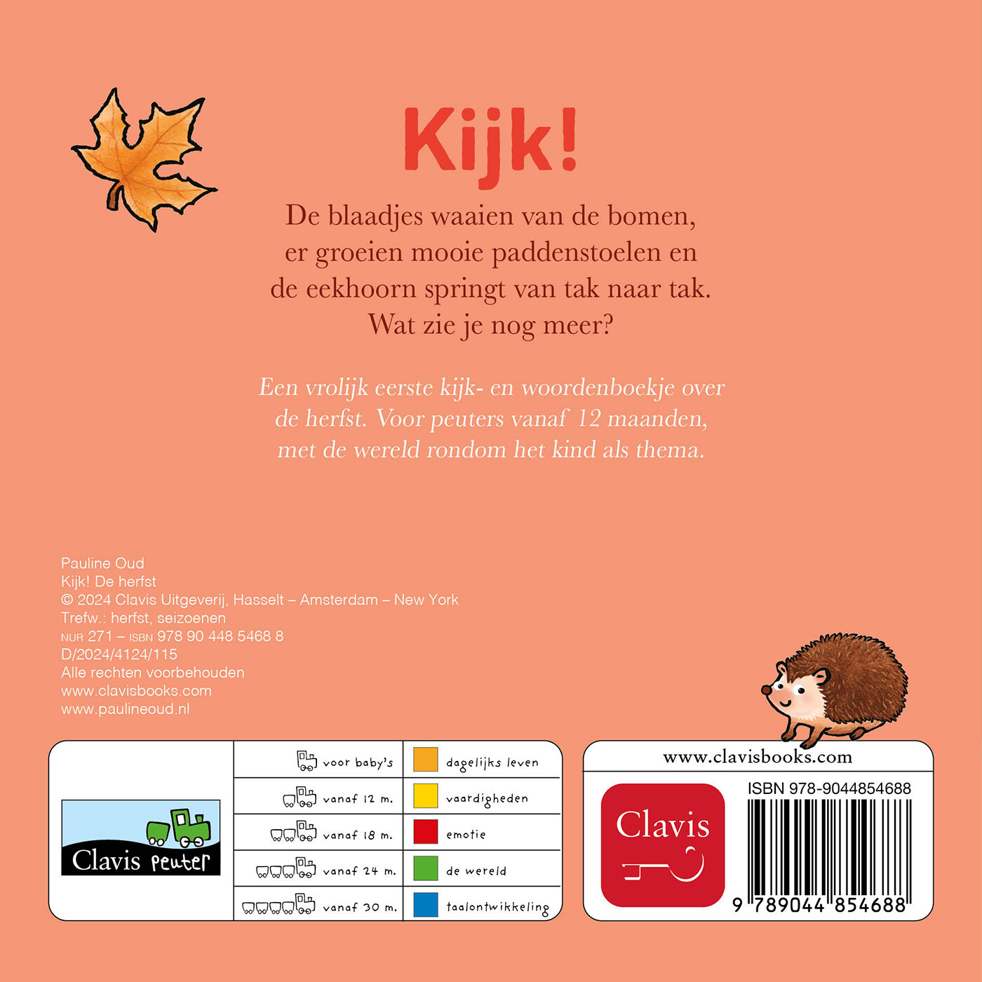 De herfst / Kijk! achterkant