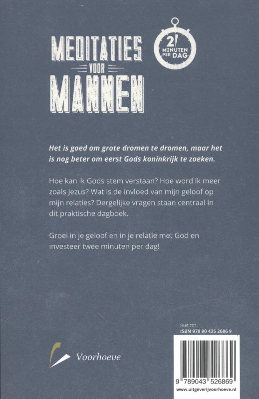 Meditaties voor mannen Meditaties voor mannen achterkant