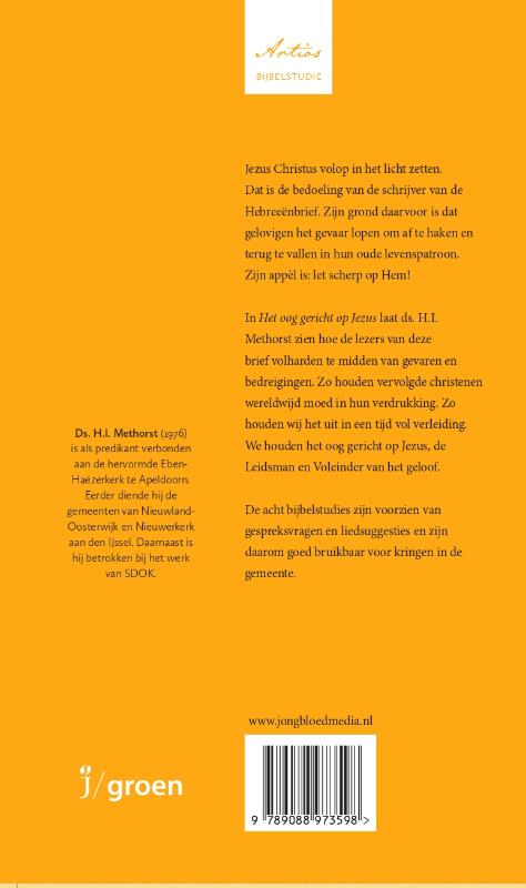 Het oog gericht op Jezus / Artios-reeks achterkant