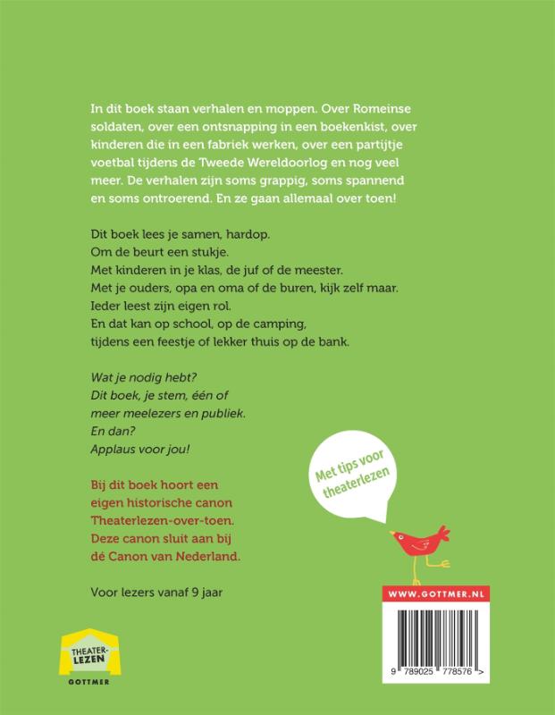 Ontsnapt! / Theaterlezen achterkant